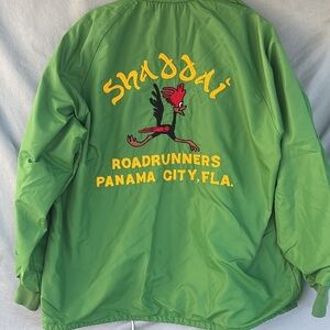 EUC Vintage Pla-Jac by Dunbrooke Windbreaker 44-L-46 Road Runner Panama City FL